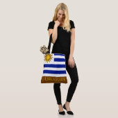 Uruguay Striped Flag Country Travel Keepsake Tote Bag (Op model)