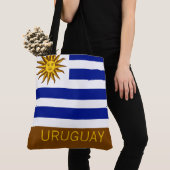 Uruguay Striped Flag Country Travel Keepsake Tote Bag (Dichtbij)