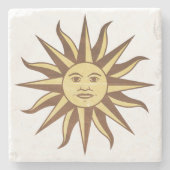  Uruguay Sun Stone Onderzetter (Voorkant)