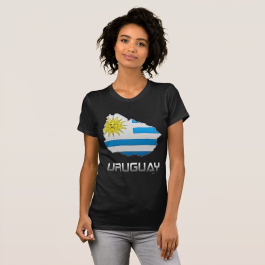 Uruguay T-shirt (Voorkant volledig)
