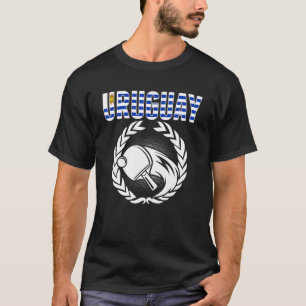 Uruguay-tabel Tennis Uruguayan Ping Pong-ondersteu T-shirt