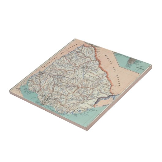 Uruguay Tegeltje (Zijkant)