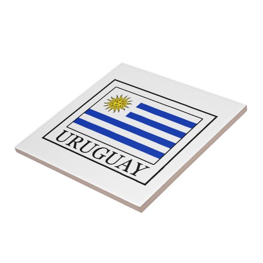 Uruguay Tegeltje (Zijkant)