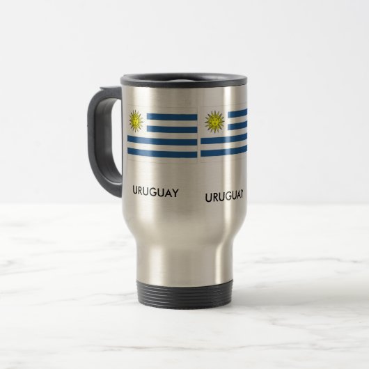 Uruguay Travel Mug Reisbeker (Voorkant links)