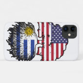 Uruguay Uruguayaanse Amerikaanse vlag - Boomboomst Case-Mate iPhone Case (Achterkant (horizontaal))