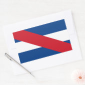Uruguay/Uruguayaanse Artigas Vlag Rechthoekige Sticker (Envelop)