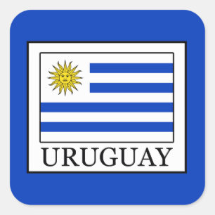 Uruguay Vierkante Sticker