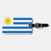 Uruguay-vlag Bagagelabel (Voorkant horizontaal)