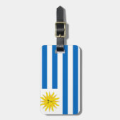 Uruguay-vlag Bagagelabel (Voorkant verticaal)