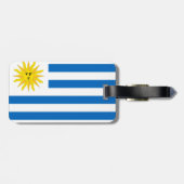 Uruguay-vlag Bagagelabel (Achterkant horizontaal)
