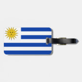 Uruguay-vlag Bagagelabel (Achterkant horizontaal)