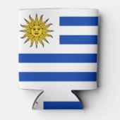 Uruguay vlag Banda Oriental Blikjeskoeler (Voorkant)