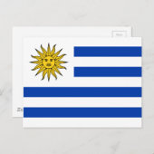 Uruguay vlag Banda Oriental Briefkaart (Voorkant / Achterkant)