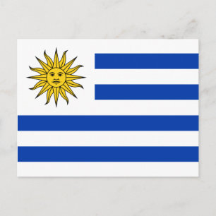 Uruguay vlag Banda Oriental Briefkaart