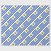 Uruguay vlag Banda Oriental Cadeaupapier (Vlak)