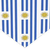 Uruguay vlag Banda Oriental Korte Tafelloper (Hoek)