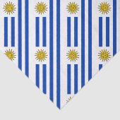Uruguay vlag Banda Oriental Tissuepapier (Detail)