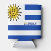 Uruguay-vlag Blikjeskoeler (Achterkant)
