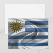 Uruguay-vlag Briefkaart (Voorkant / Achterkant)