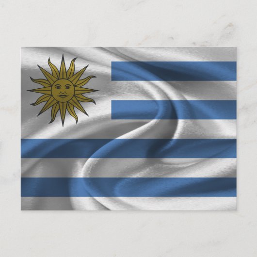 Uruguay-vlag Briefkaart (Voorkant)