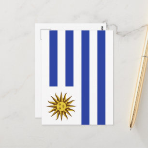 Uruguay-vlag Briefkaart