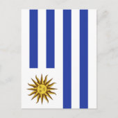Uruguay-vlag Briefkaart (Voorkant)