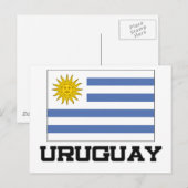 Uruguay-vlag Briefkaart (Voorkant / Achterkant)