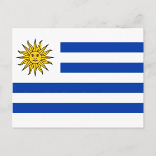 uruguay vlag briefkaart