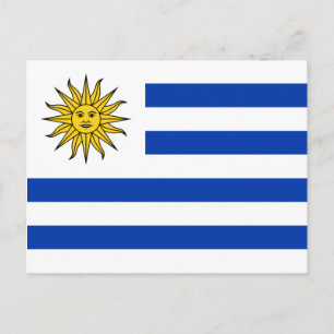 uruguay vlag briefkaart