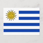 uruguay vlag briefkaart (Voorkant)