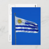 uruguay vlag briefkaart (Voorkant / Achterkant)