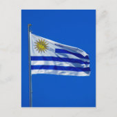 uruguay vlag briefkaart (Voorkant)