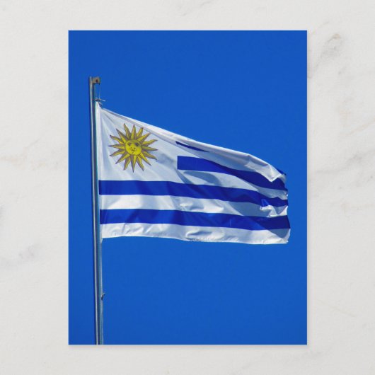 uruguay vlag briefkaart (Voorkant)
