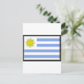 Uruguay-vlag Briefkaart (Staand voorkant)