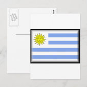 Uruguay-vlag Briefkaart (Voorkant / Achterkant)