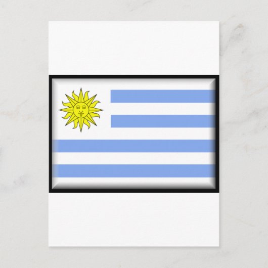 Uruguay-vlag Briefkaart (Voorkant)
