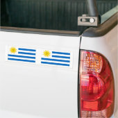 Uruguay-vlag Bumpersticker (Op Truck)