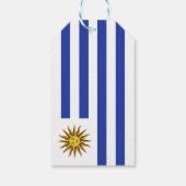 Uruguay-vlag Cadeaulabel (Achterkant)