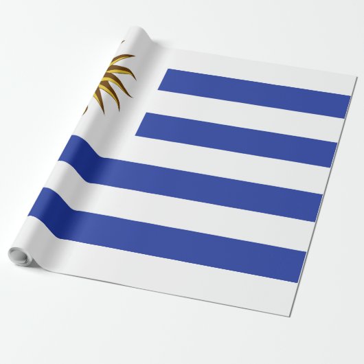 Uruguay-vlag Cadeaupapier (Uitgerold)