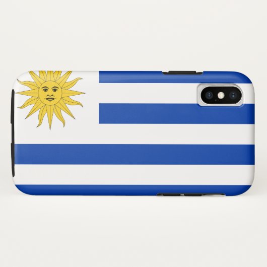Uruguay-vlag Case-Mate iPhone Case (Achterkant (horizontaal))