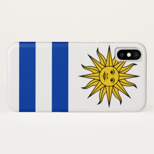 uruguay vlag Case-Mate iPhone case (Achterkant (horizontaal))