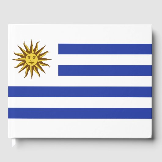 Uruguay-vlag Gastenboek (Voorkant)