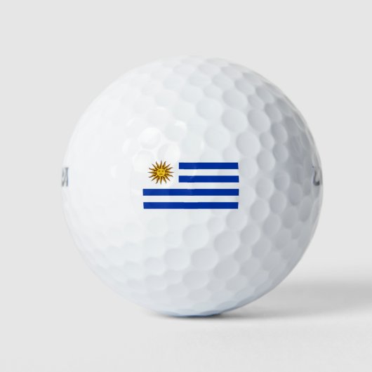 Uruguay-vlag Golfballen (Voorkant)