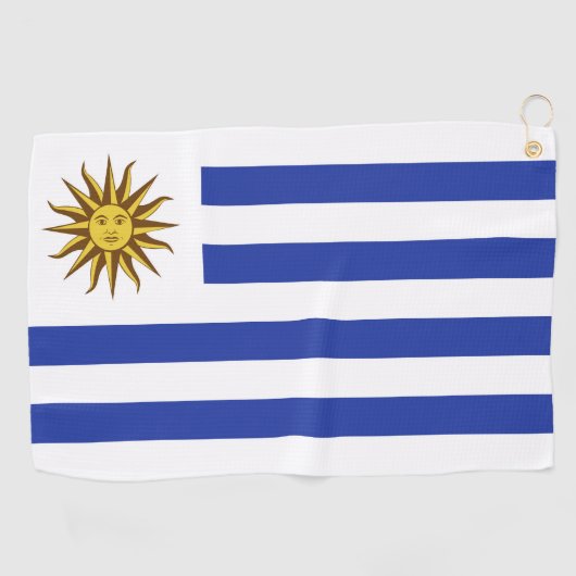 Uruguay-vlag Golfhanddoek (Horizontaal)