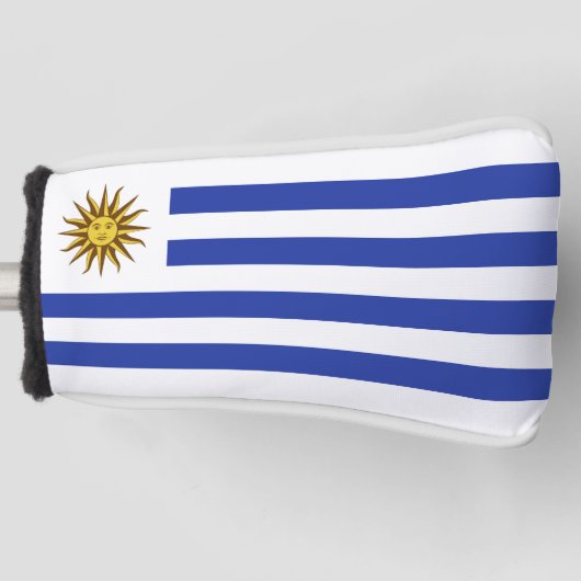 Uruguay-vlag Golfheadcover (Voorkant)