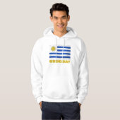 Uruguay-vlag Hoodie (Voorkant volledig)
