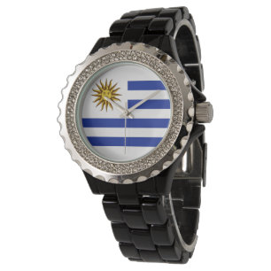 Uruguay-vlag Horloge