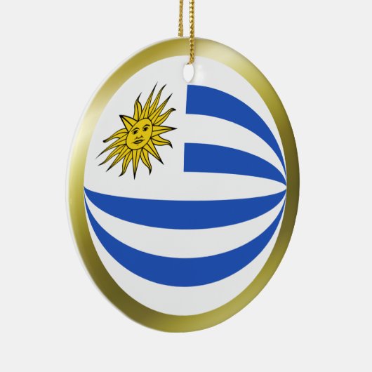 Uruguay-vlag Keramisch Ornament (Rechts)