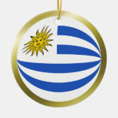 Uruguay-vlag Keramisch Ornament (Voorkant)