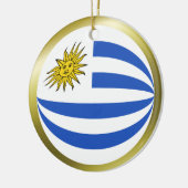 Uruguay-vlag Keramisch Ornament (Links)